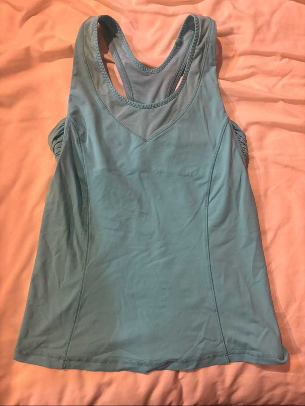 lululemon blue racerback cinched tank 🩵🍋 - Picture 2 of 4